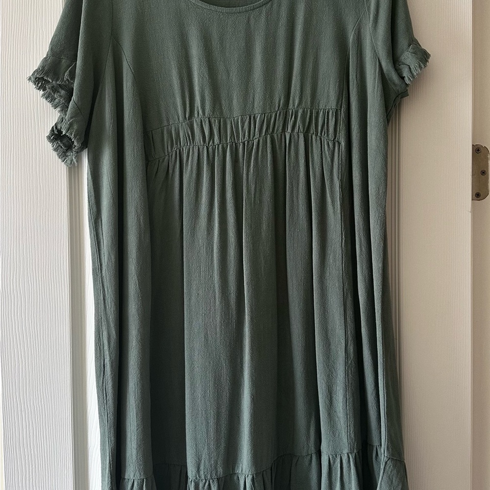 Umgee USA Green Textured dress